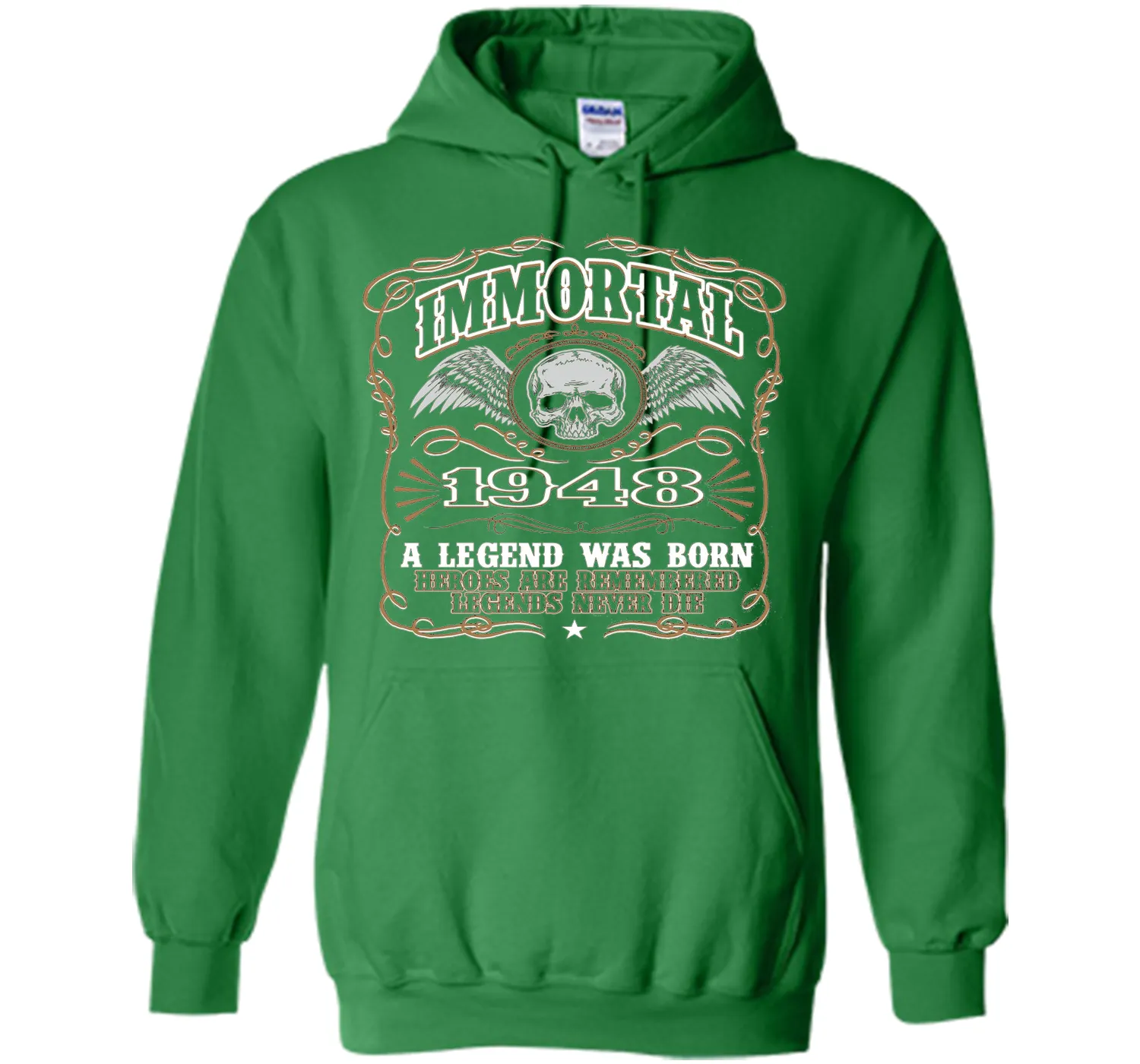 Immortal 1948 T-Shirt. 68th Birthday Gift For Men.