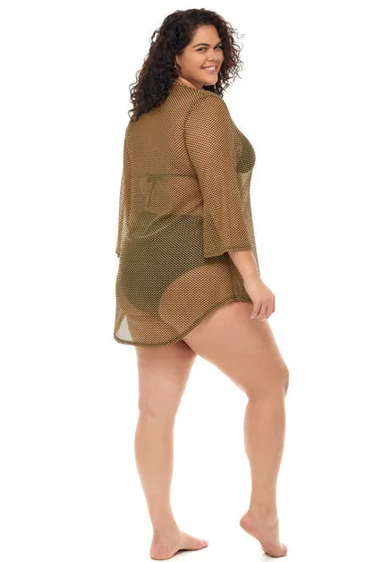 Jordan Taylor Bondi V-Neck Bell Sleeve Tunic - Plus