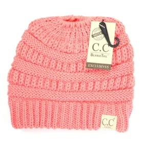 Kids Solid Classic CC Beanie Tail