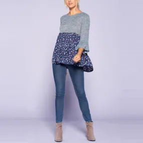 Leopard Tier Belle Top