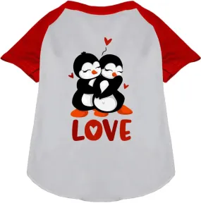 Love Birds Raglan Pet Shirt