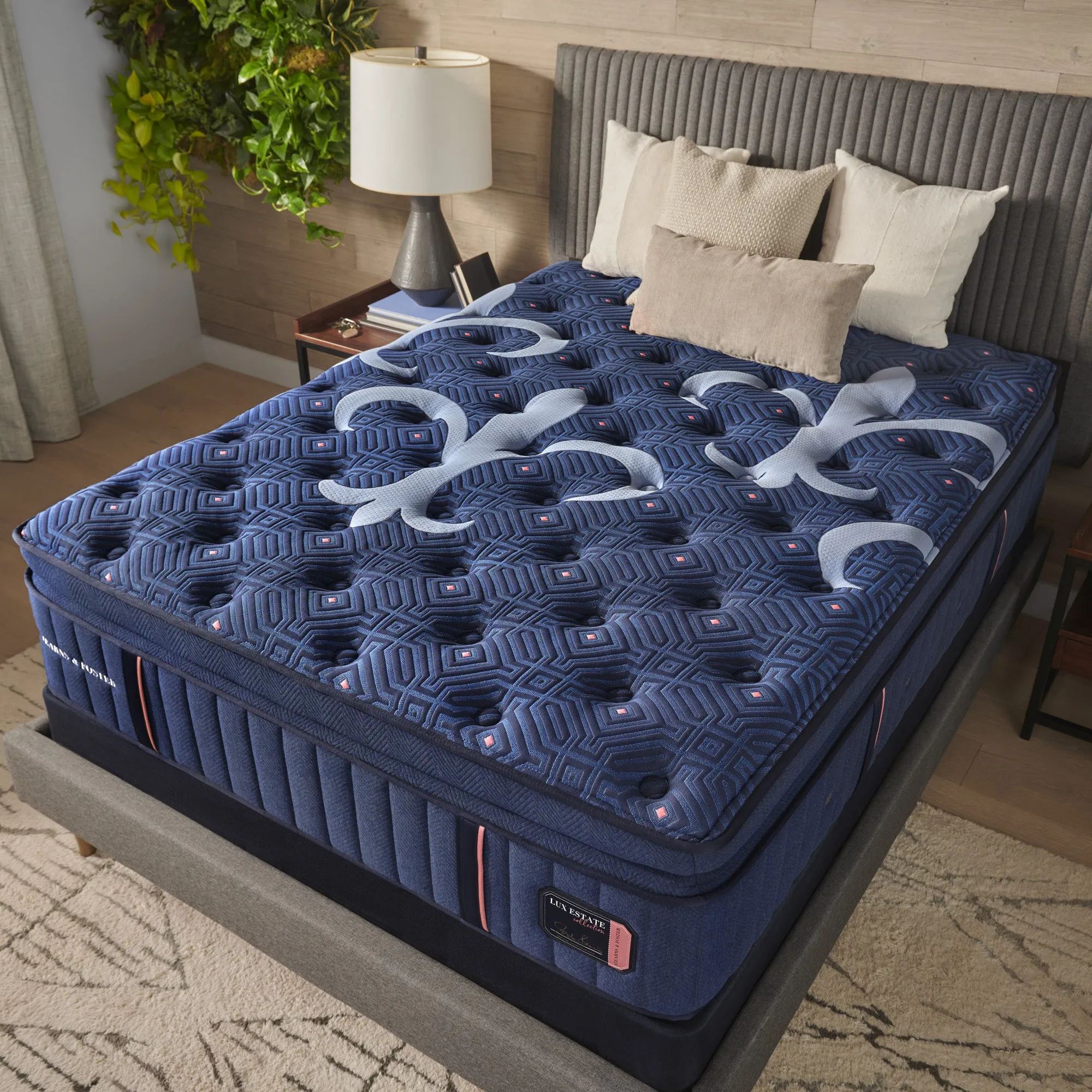 Lux Estate Firm Euro Pillow Top King Mattress