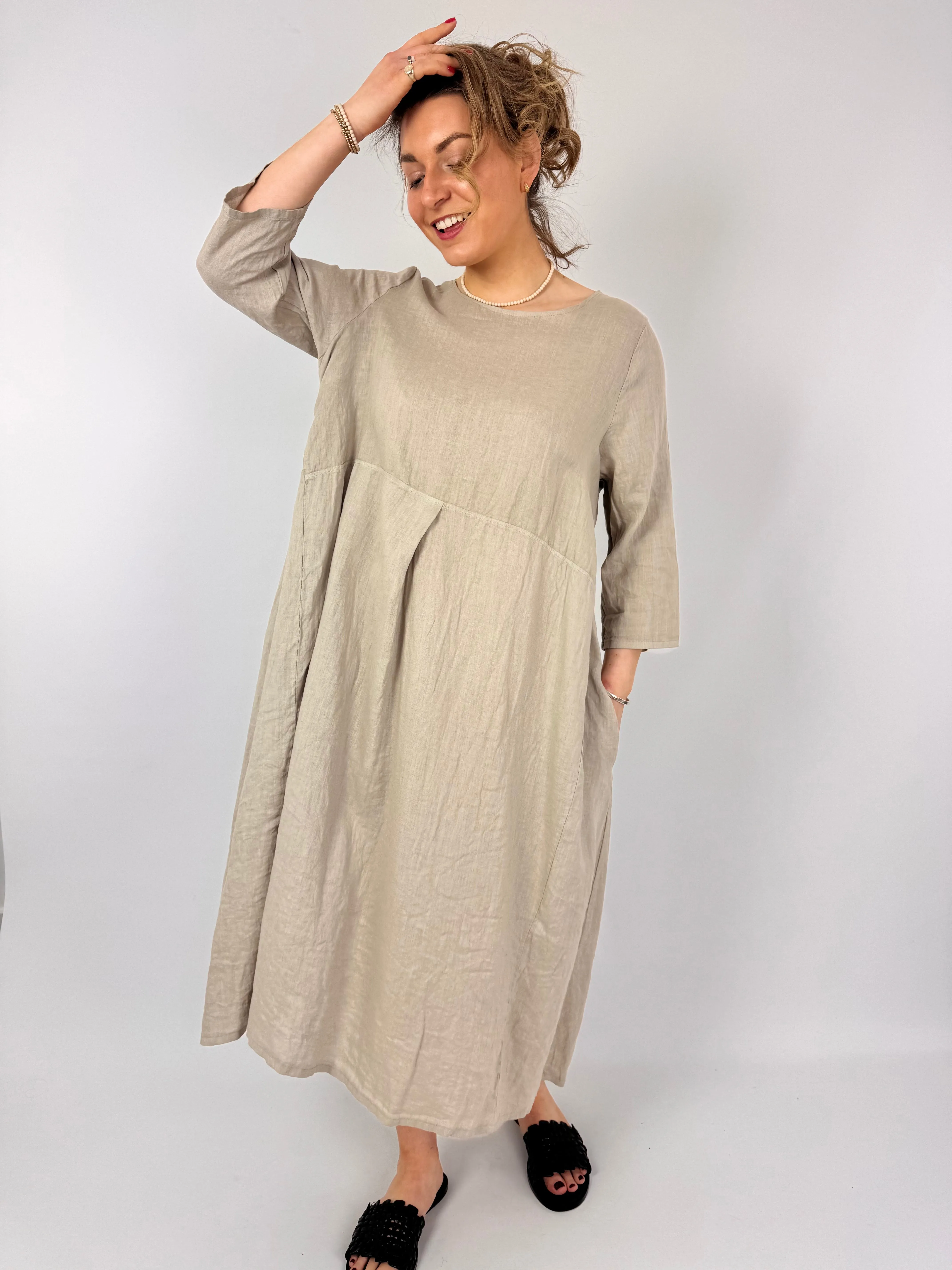 Mama b Rothko L Dress Grezzo