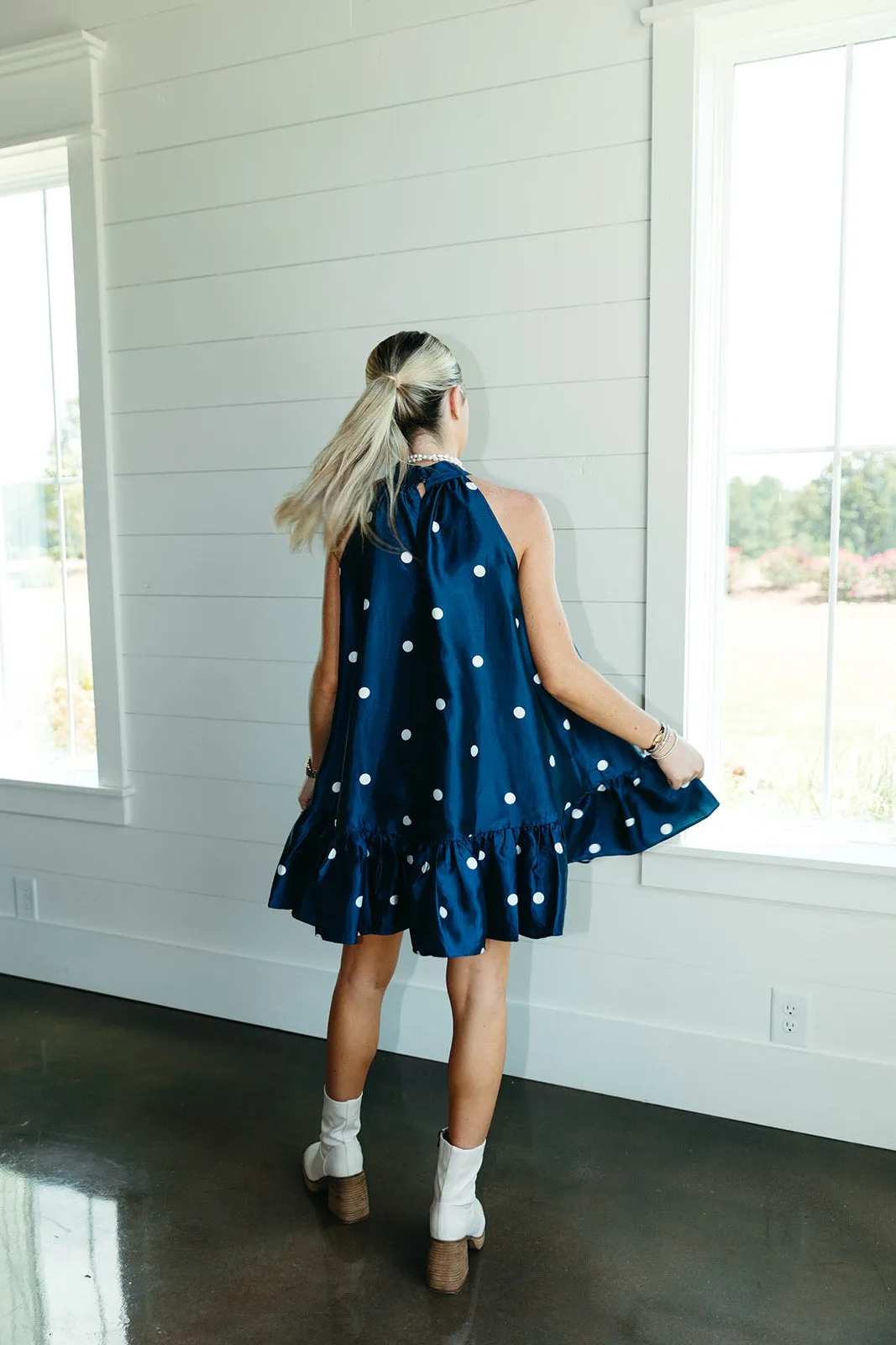 Miriam Mini Dress - Navy