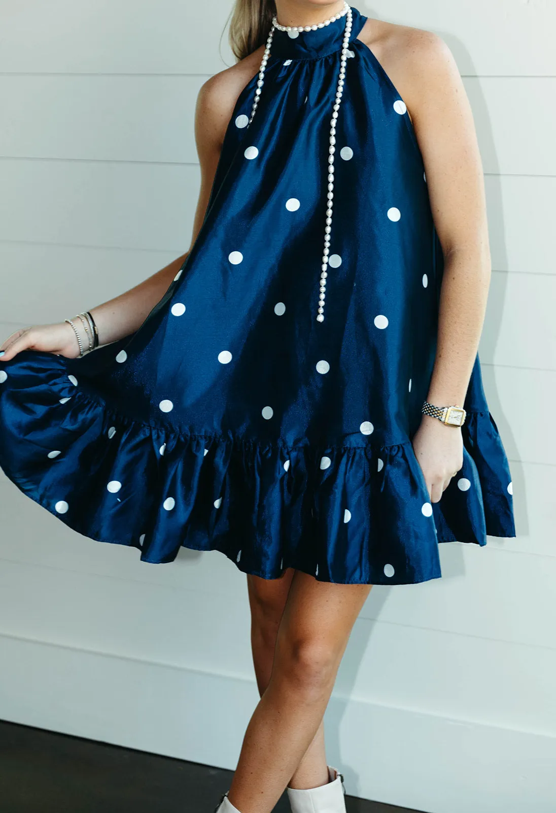 Miriam Mini Dress - Navy
