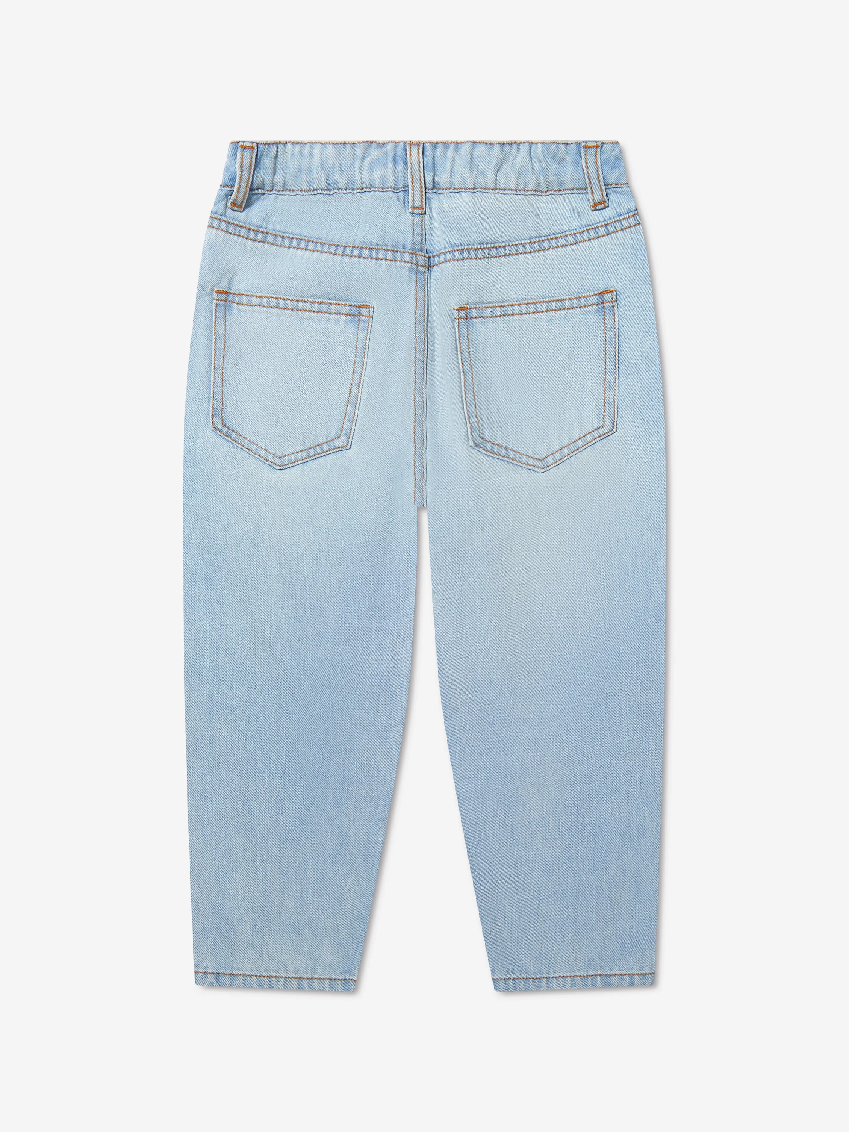 Moschino Kids Teddy Bear Logo Jeans