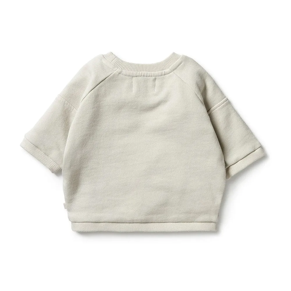 Organic Terry Spliced Sweat