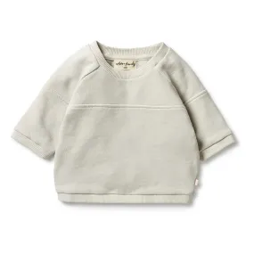 Organic Terry Spliced Sweat