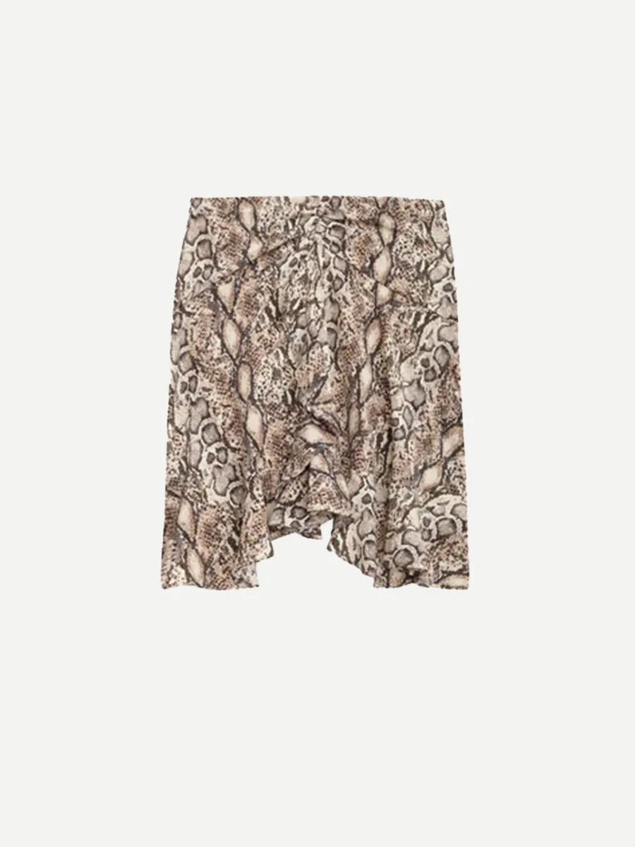Ozany Skirt in Natural Python