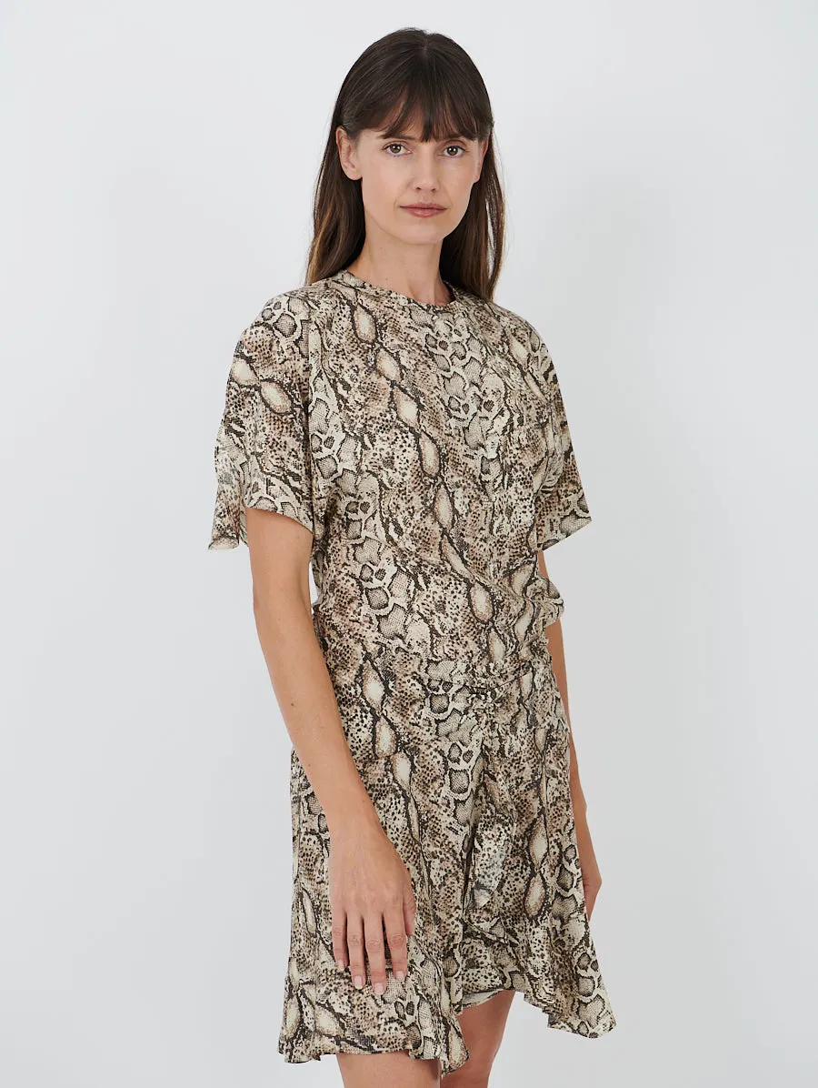Ozany Skirt in Natural Python