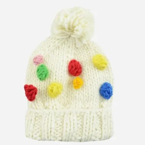 Percy Rainbow Dot Beanie