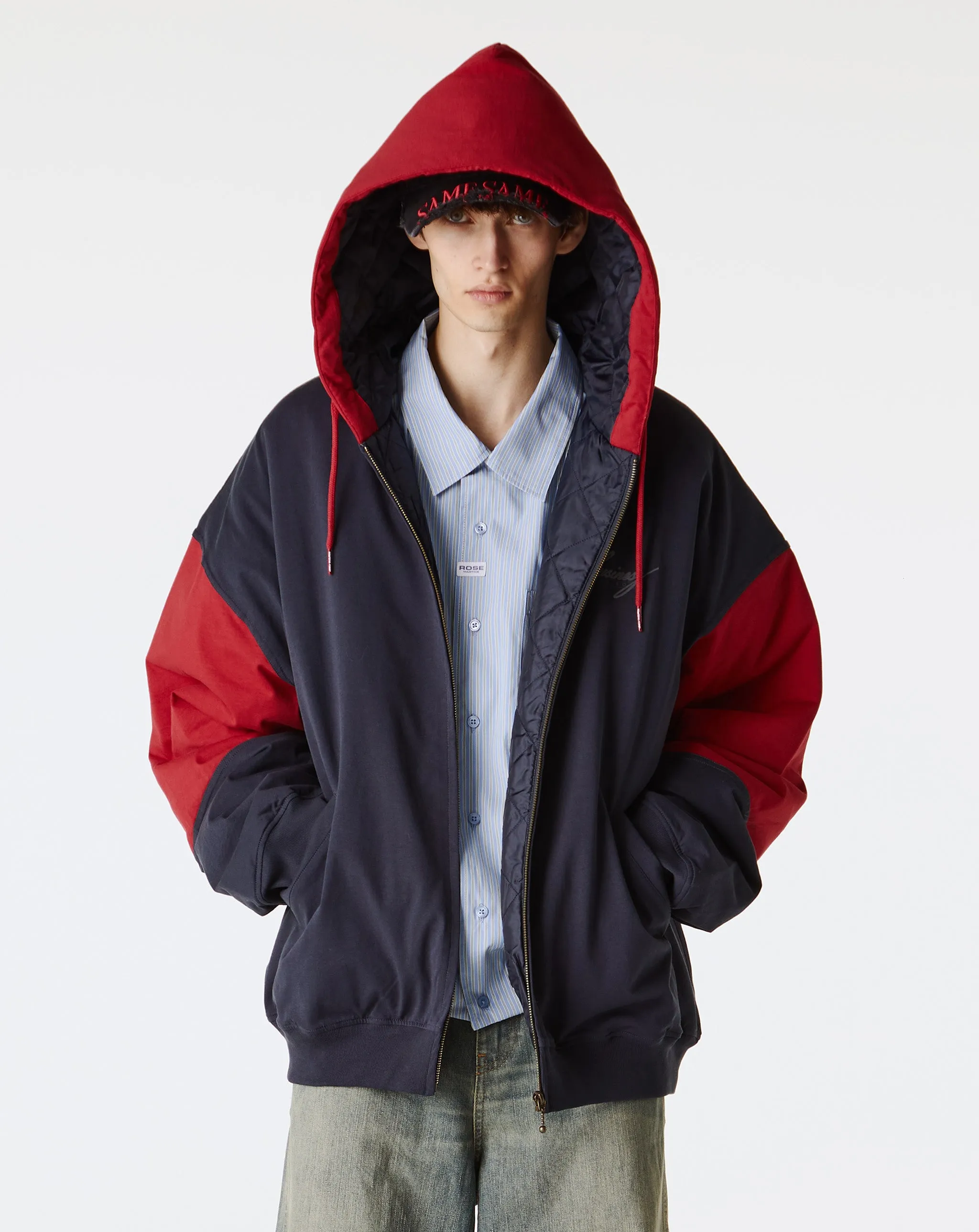 Quilted Zip Up Hoodie