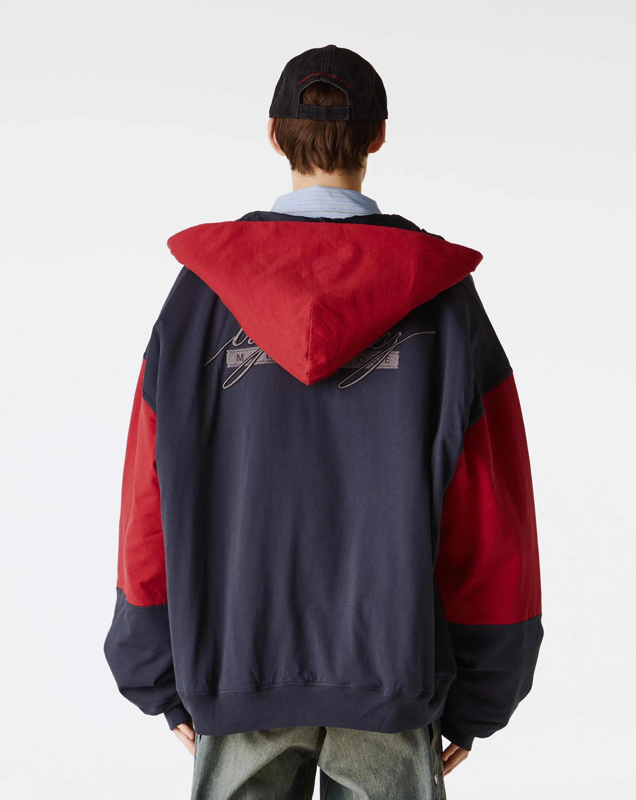 Quilted Zip Up Hoodie