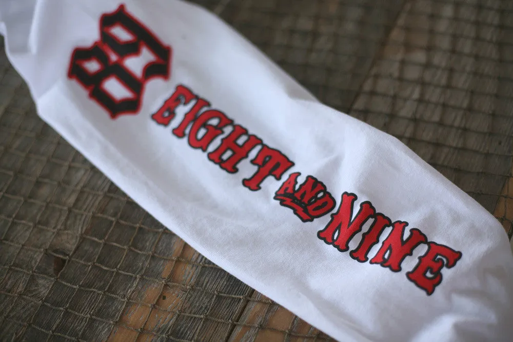 Race Flags Tee L/S White