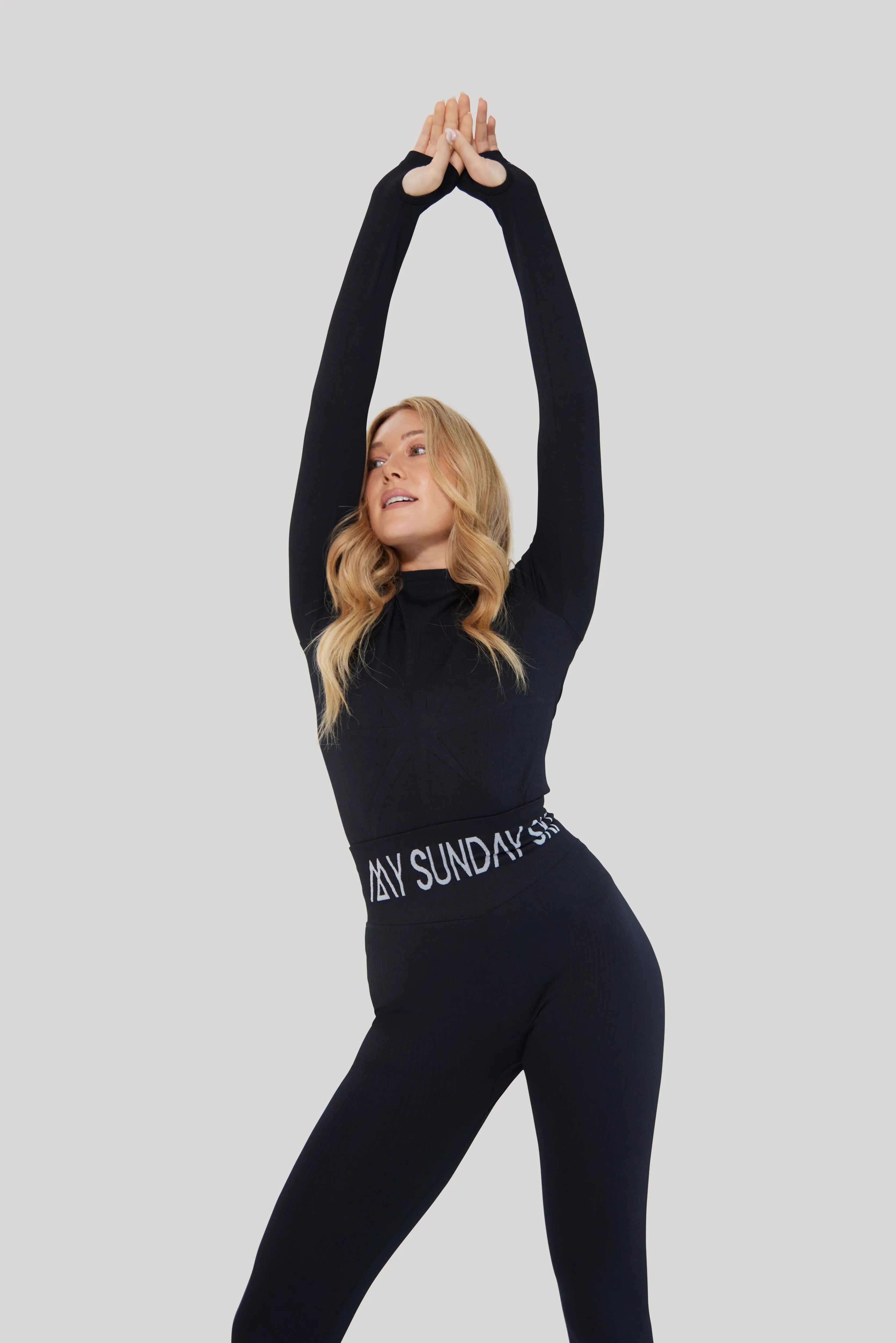 Ribbed Base Layer Set - Black