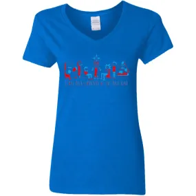 Rick And Morty Close Rick-counters Drawing Women V-Neck T-Shirt