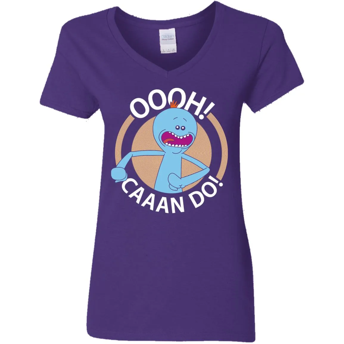 Rick And Morty Mr Meeseeks Oooh Caaan Do Women V-Neck T-Shirt