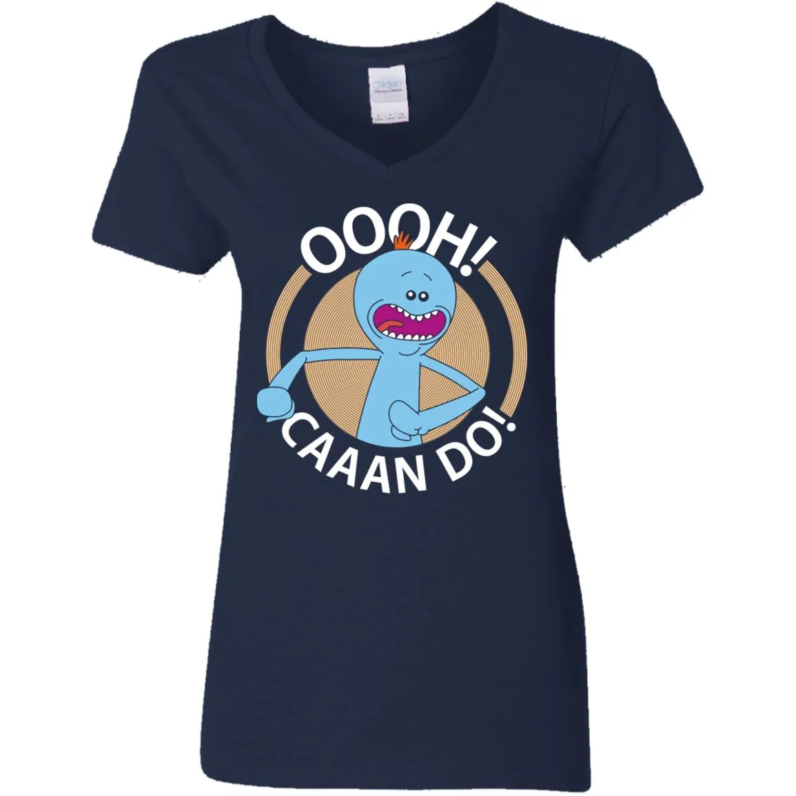 Rick And Morty Mr Meeseeks Oooh Caaan Do Women V-Neck T-Shirt
