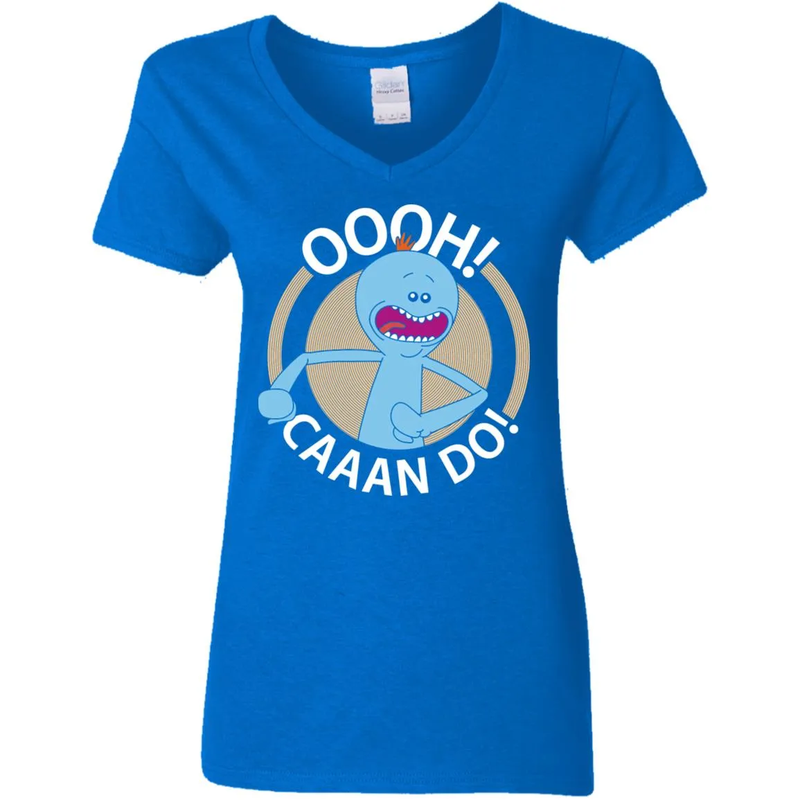 Rick And Morty Mr Meeseeks Oooh Caaan Do Women V-Neck T-Shirt