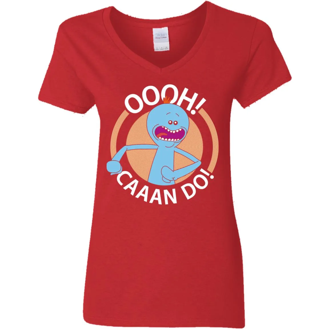 Rick And Morty Mr Meeseeks Oooh Caaan Do Women V-Neck T-Shirt