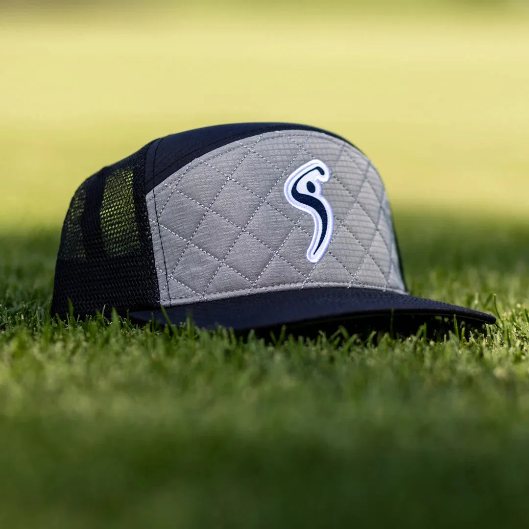Shaper Golf Quilted Snapback - Gray/Black