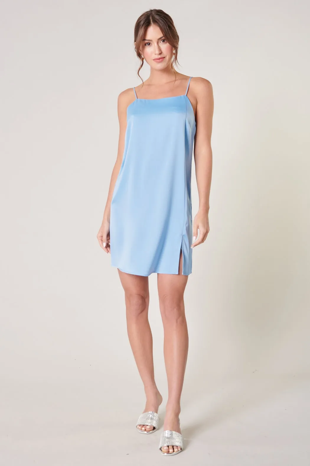 Shireen Satin Mini Slip Dress
