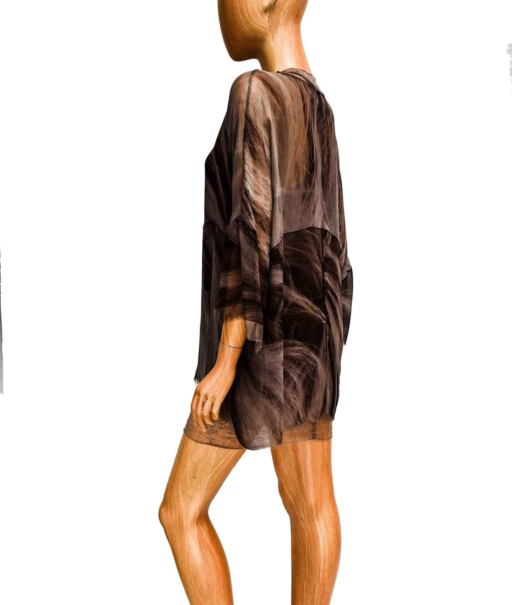 Silk Tunic Dress with Slip