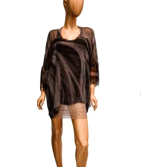 Silk Tunic Dress with Slip