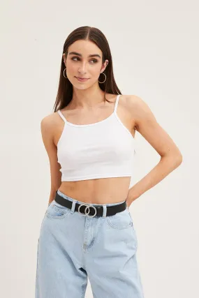 Silver Double Circle Belt