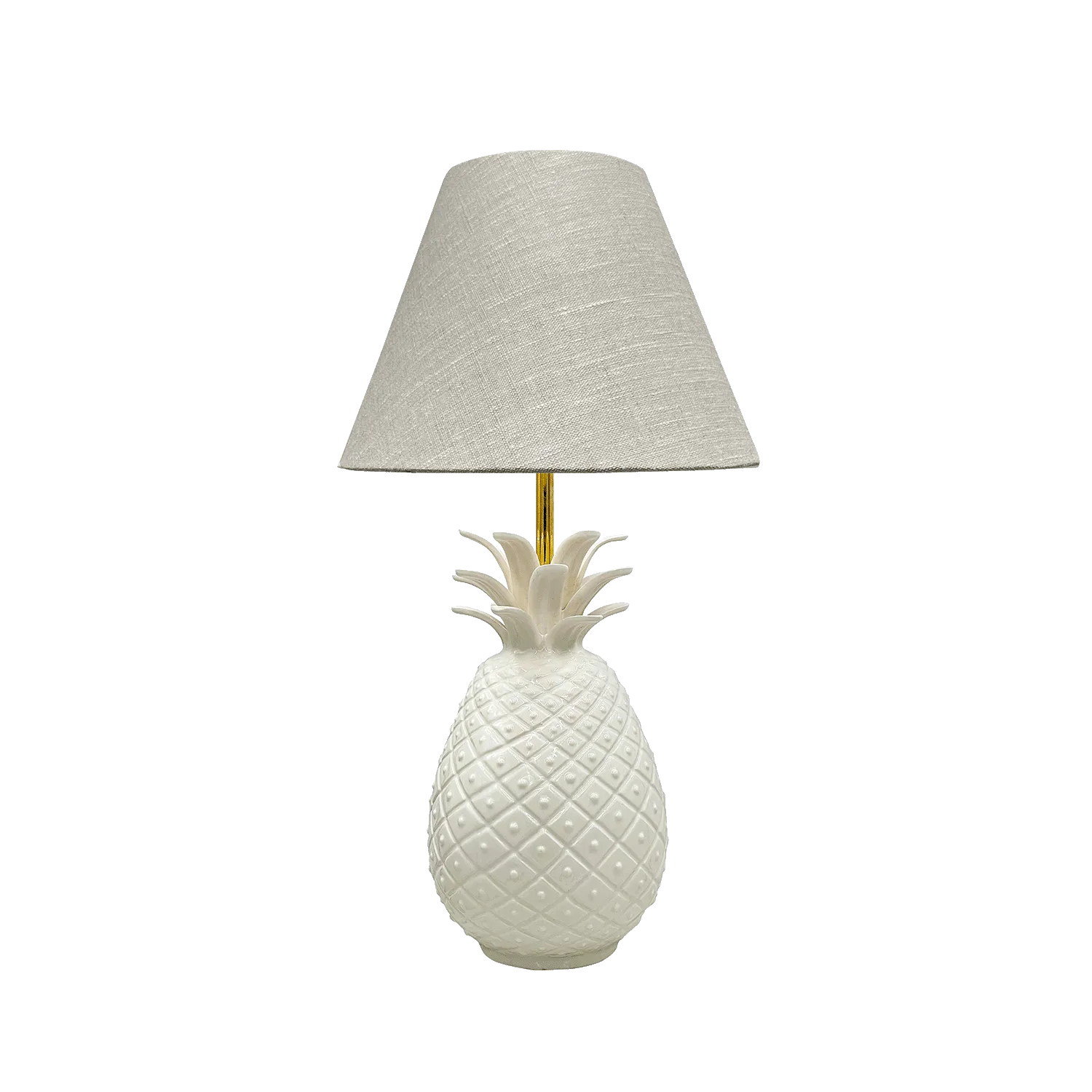 Small Cream Pineapple Lamp