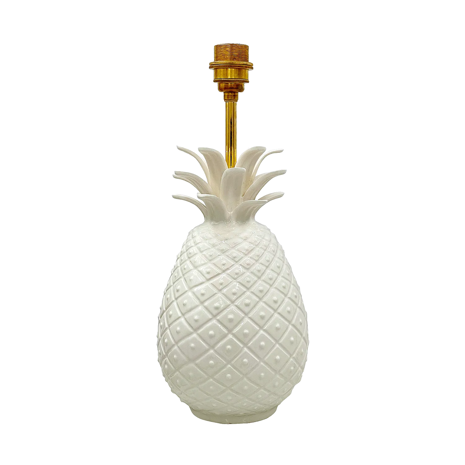 Small Cream Pineapple Lamp