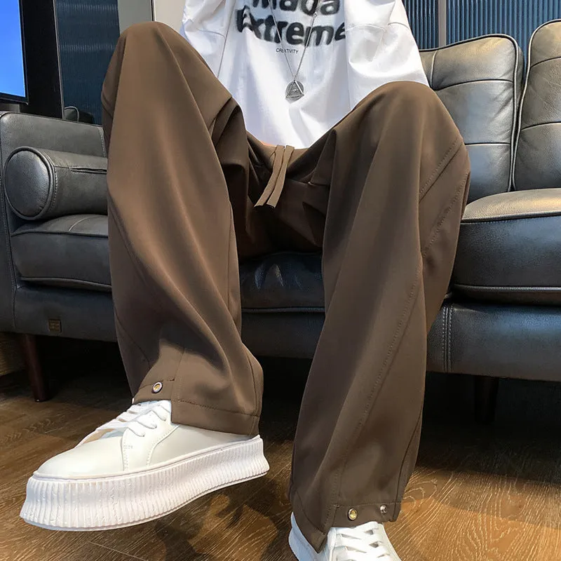 Straight Loose Drooping Suit Pants American Heavy Track Sweatpants