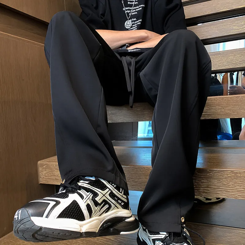 Straight Loose Drooping Suit Pants American Heavy Track Sweatpants