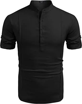 Stylish Linen Short Sleeve Shirt - GlamzLife