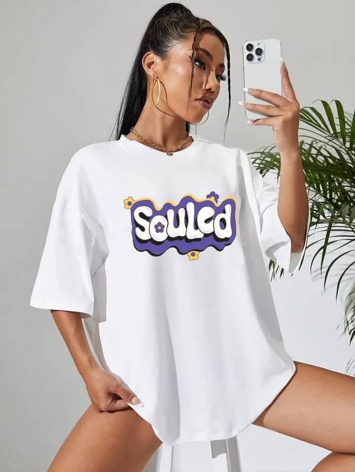 THE SOULED STORE Printed Womens Drop Shoulder T-shirt Legacy Boutiques Dhaka