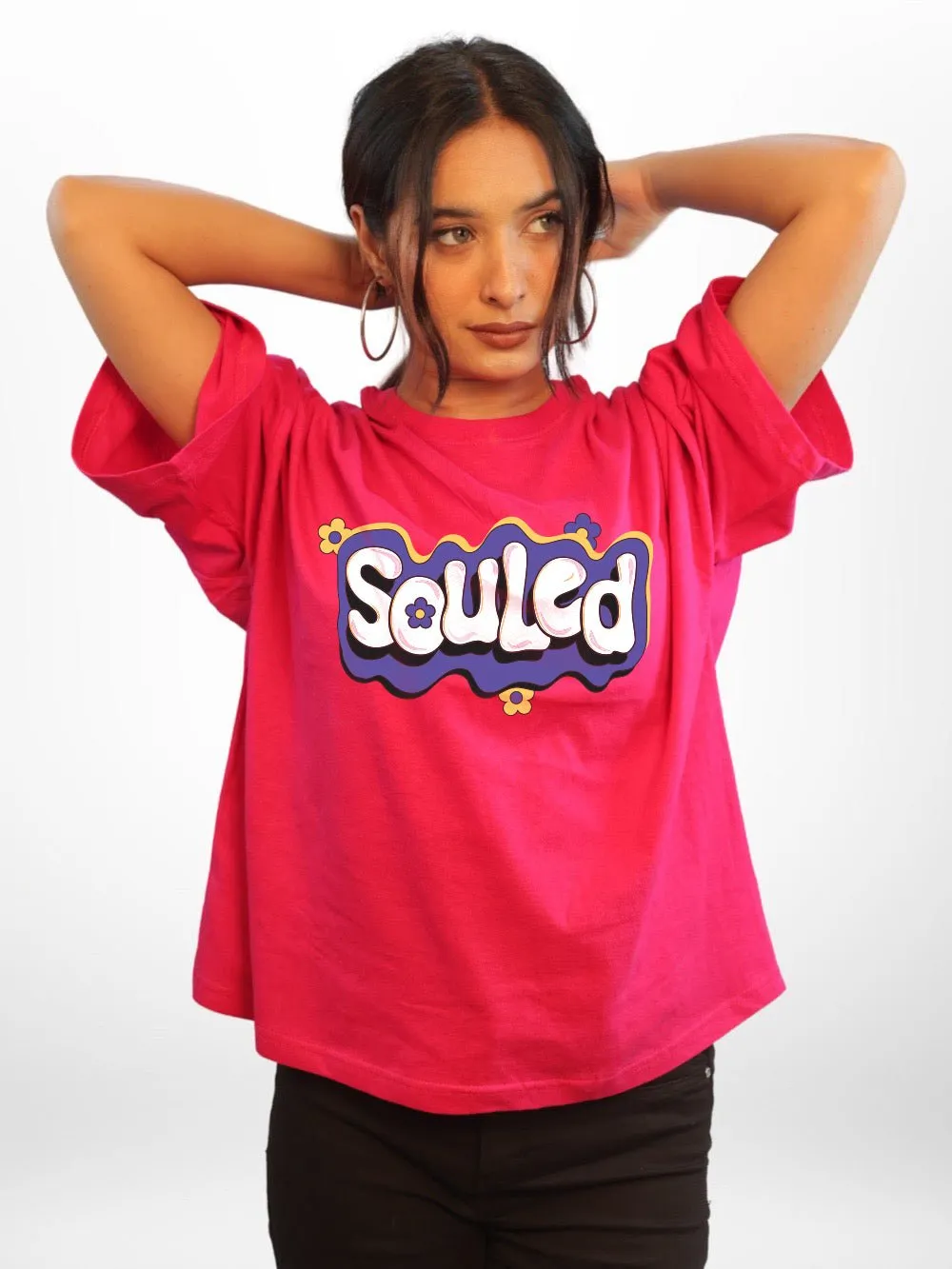 THE SOULED STORE Printed Womens Drop Shoulder T-shirt Legacy Boutiques Dhaka
