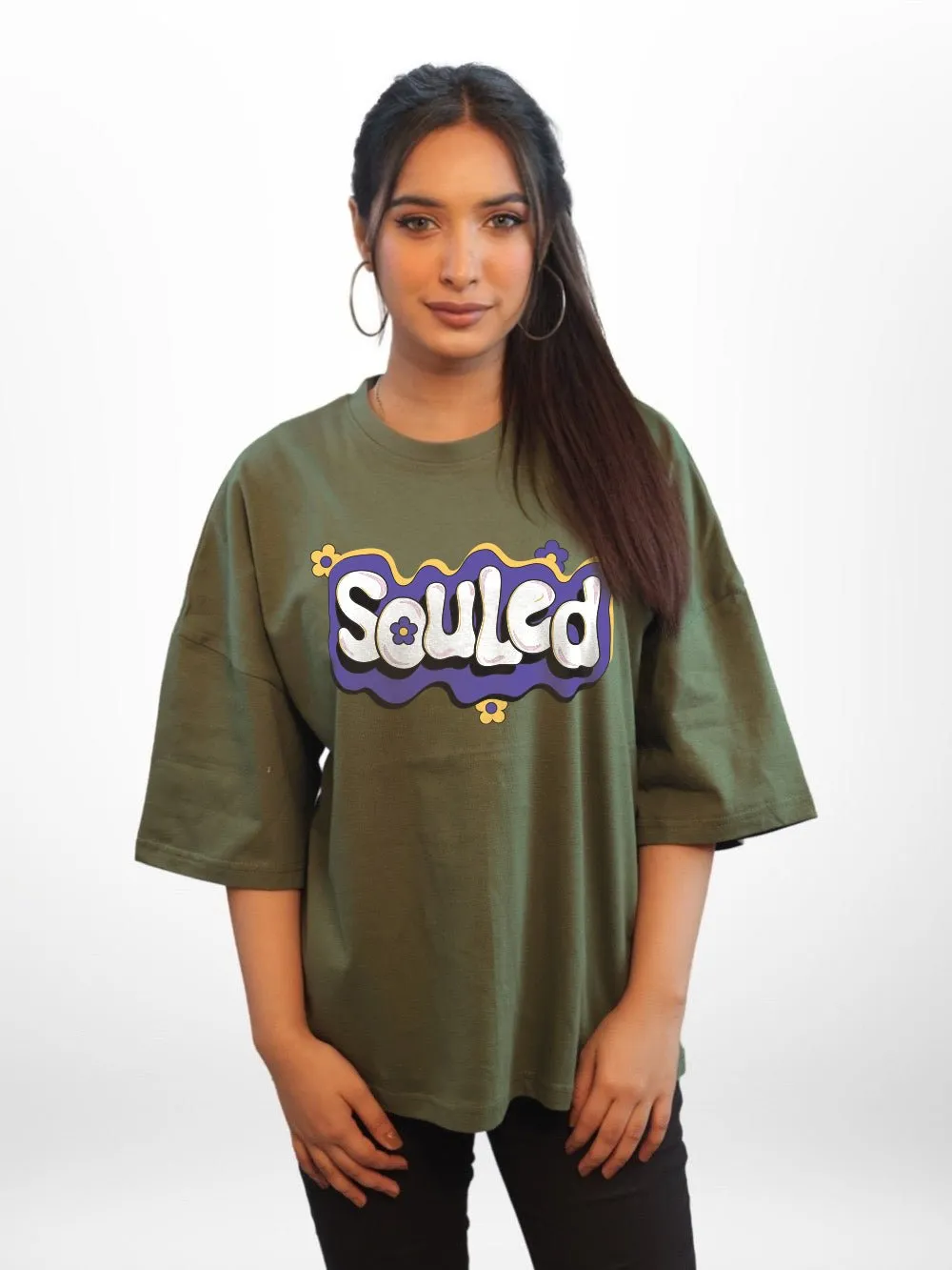 THE SOULED STORE Printed Womens Drop Shoulder T-shirt Legacy Boutiques Dhaka