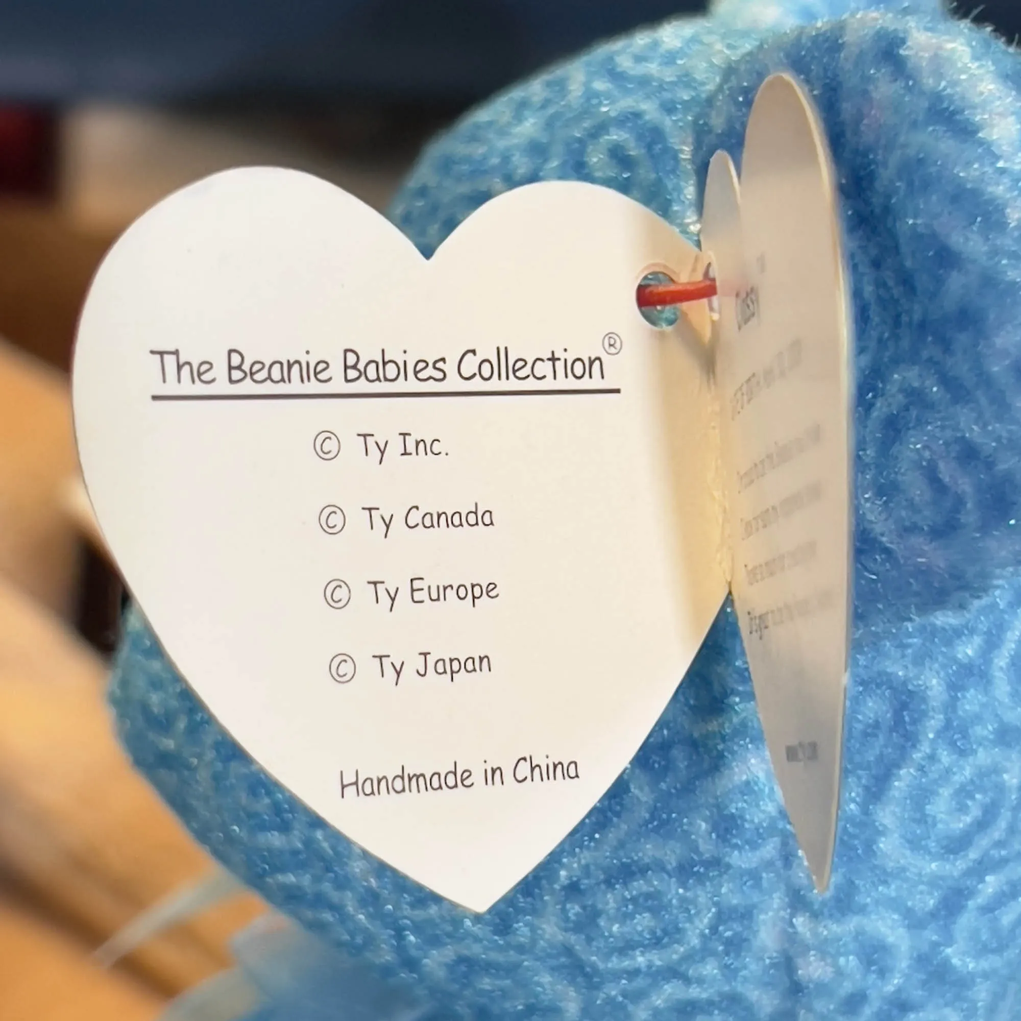 Ty CLASSY Beanie Baby 4-30-2001 - The People's Beanie Stuffed Bear Toy