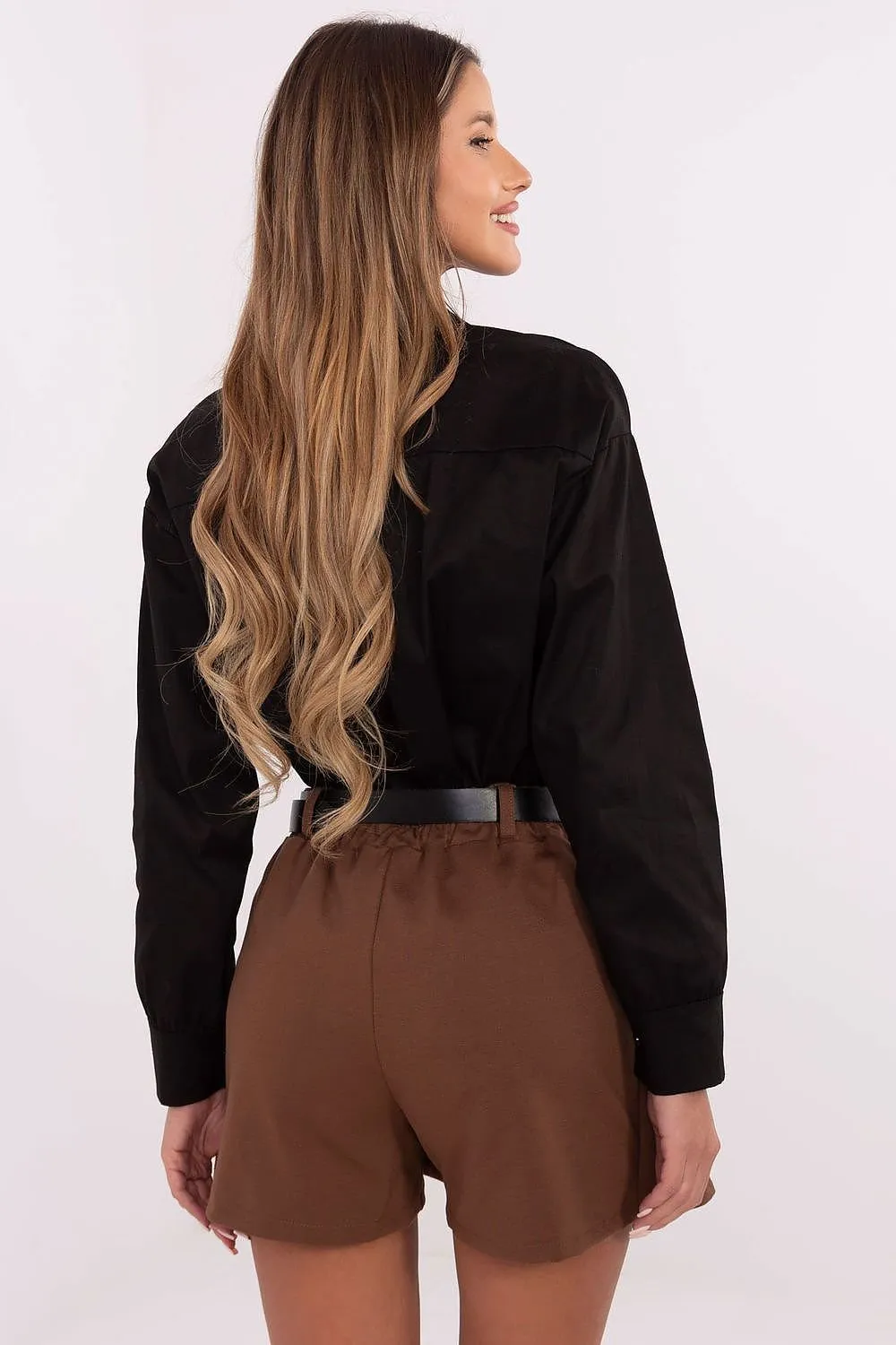 Unique skirts pants with decorative pleats