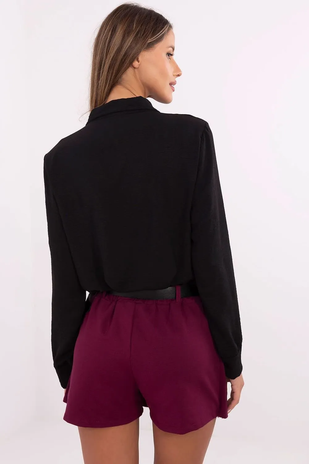 Unique skirts pants with decorative pleats