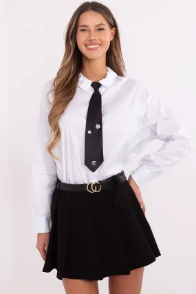 Unique skirts pants with decorative pleats