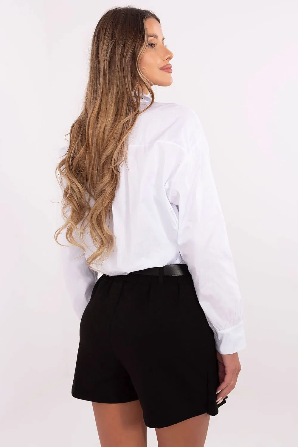 Unique skirts pants with decorative pleats