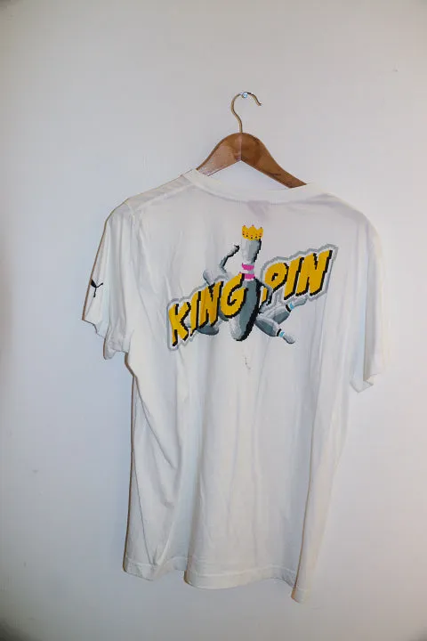 Vintage Puma King Pin mens large white tees
