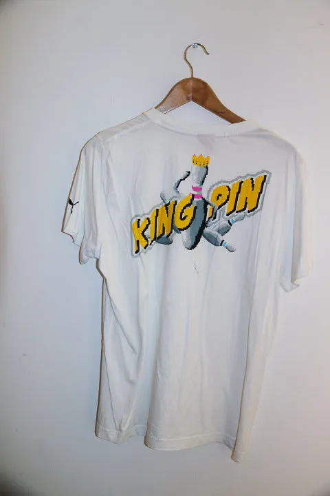 Vintage Puma King Pin mens large white tees