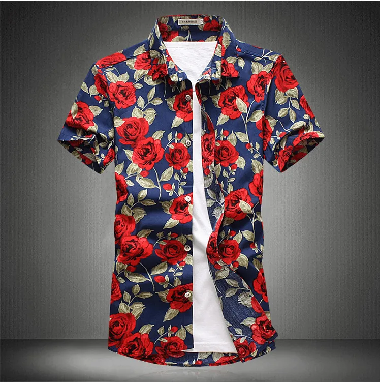 White Rose Button Up Shirt
