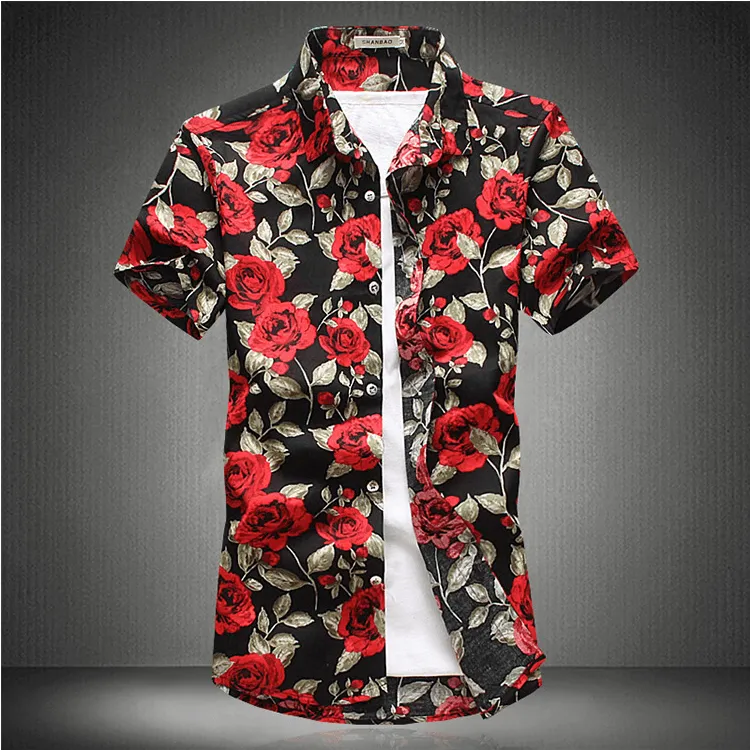 White Rose Button Up Shirt