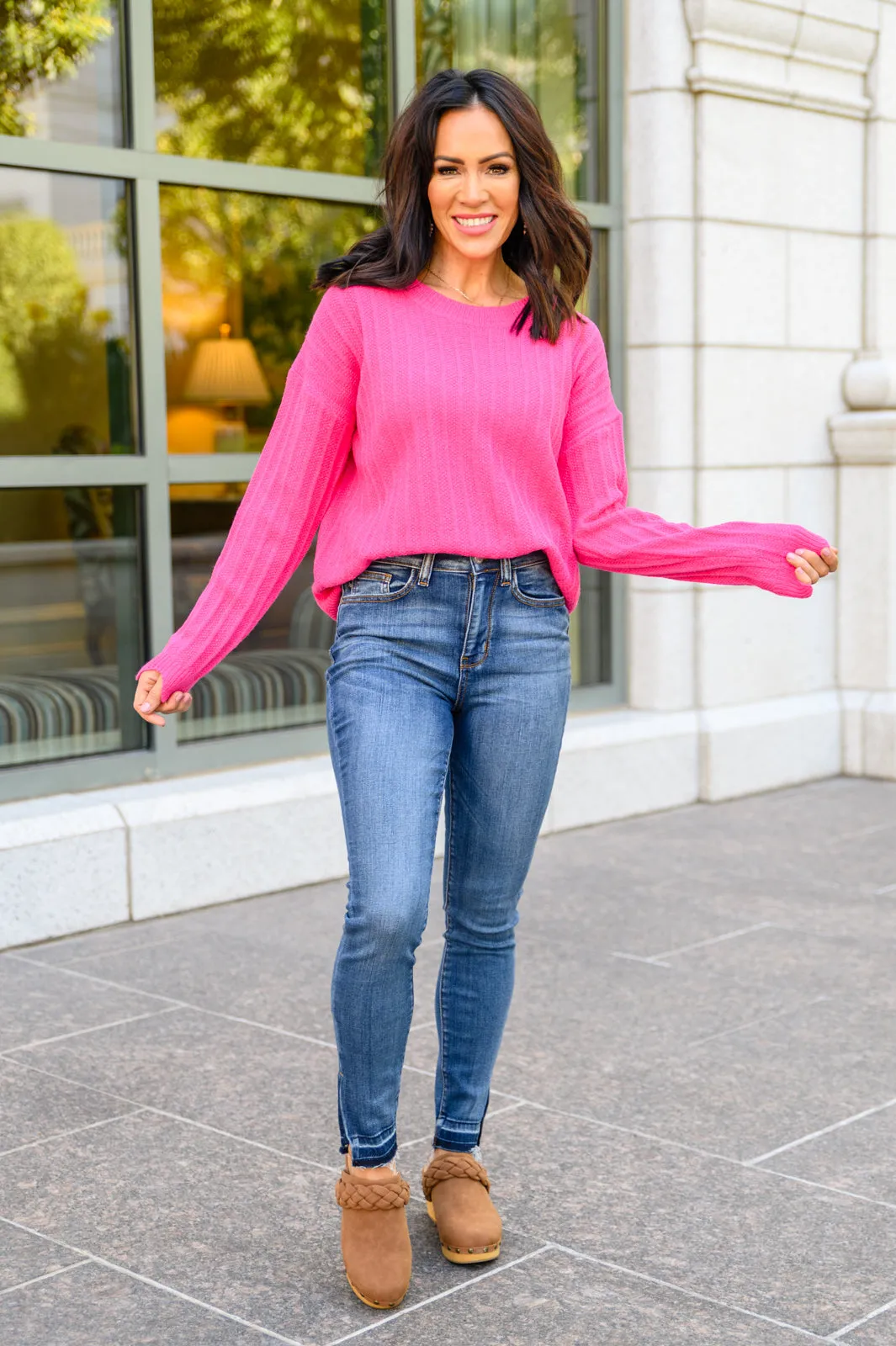 Winona Side Slit Skinnies