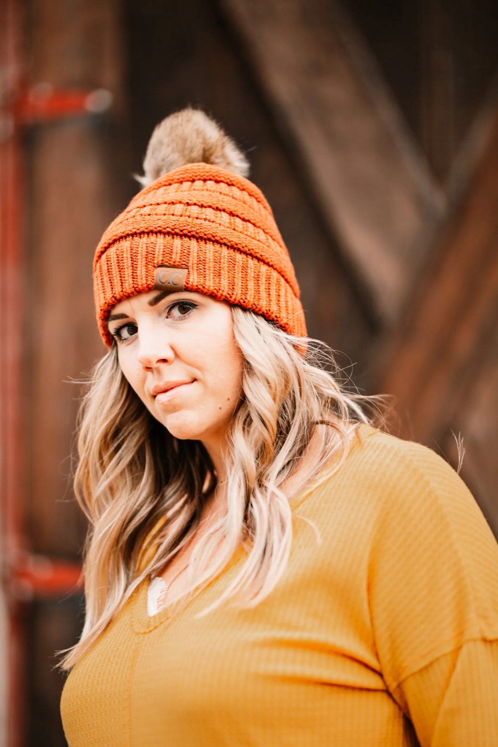 Winter Thrills CC Beanie In Rust