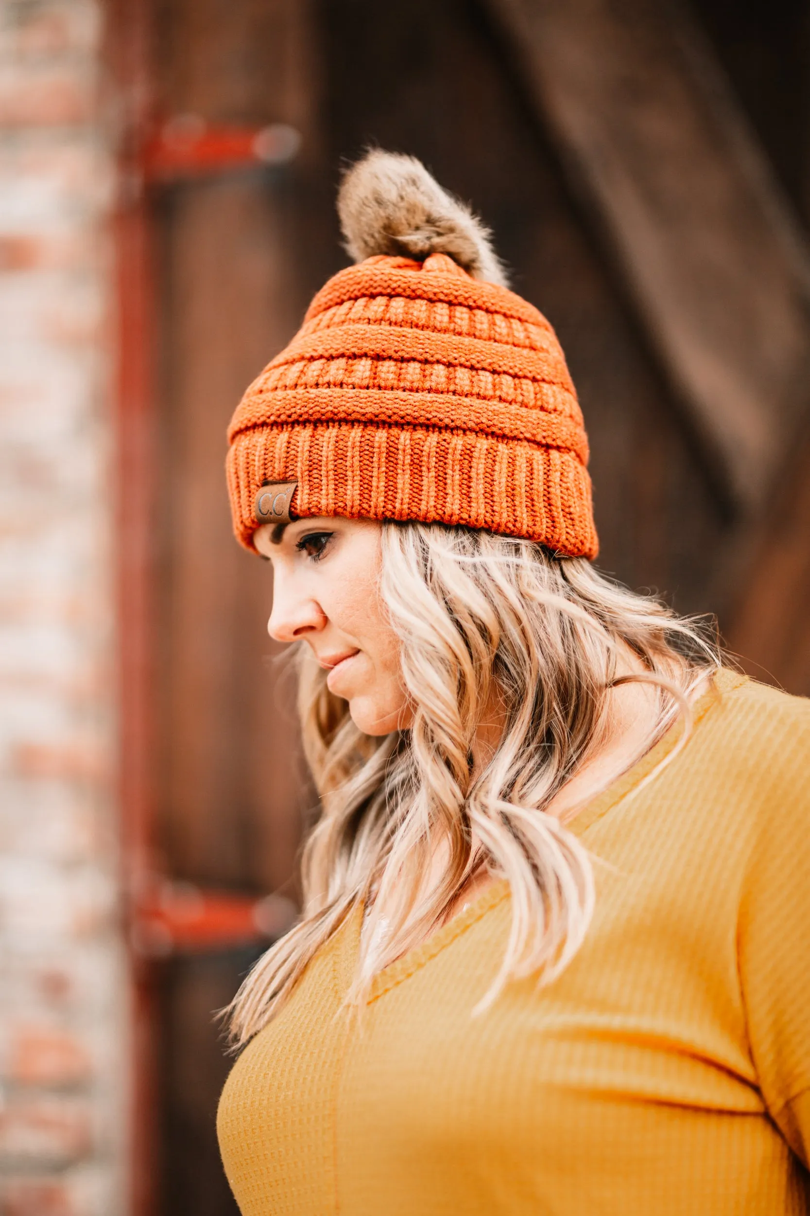 Winter Thrills CC Beanie In Rust