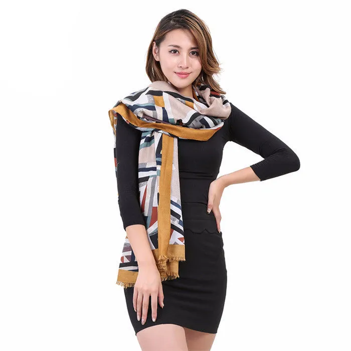 Women's Cotton Wool Winter Scarf